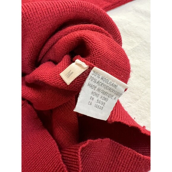 VTG Bogner Turtleneck Sweater 80's Ski Sporty Base Layer | Red | Womens Medium - Picture 10 of 16